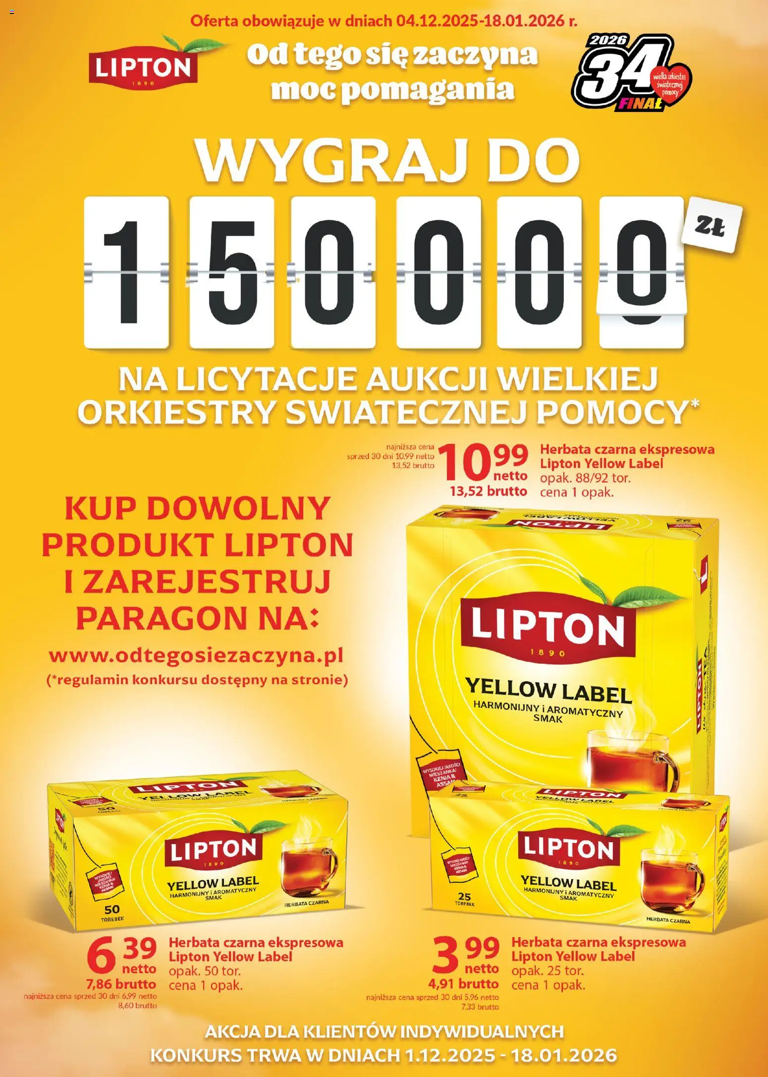 Pogląd gazetki "Lipton" ze sklepu Makro ważnej od 04.12.2025