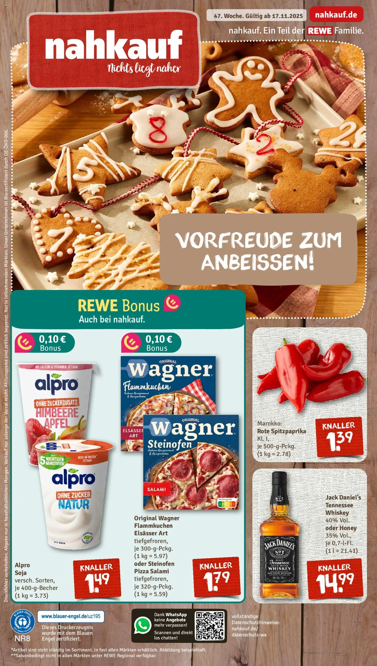 Vorschau von dem Prospekt des Geschäftes Nahkauf, gültig ab dem 16.11.2025