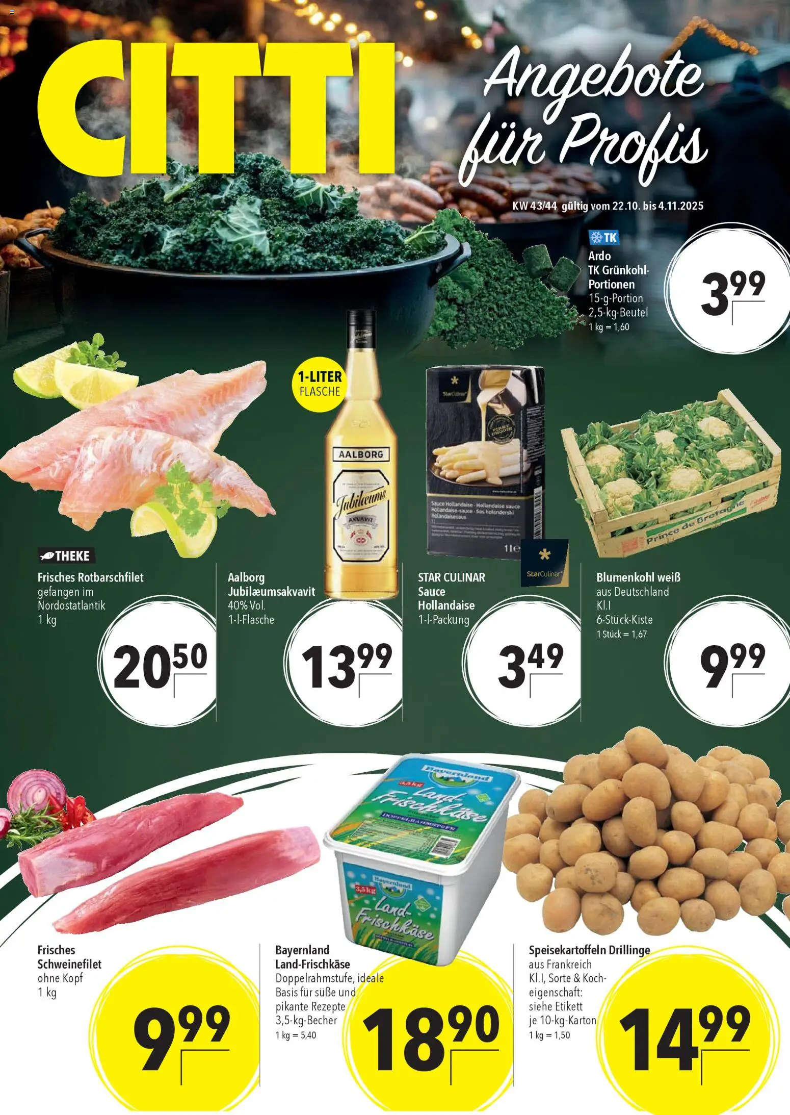 CITTI Markt Aktuelle Angebote für Profis (vom 22.10.2025 - 04.11.2025)
