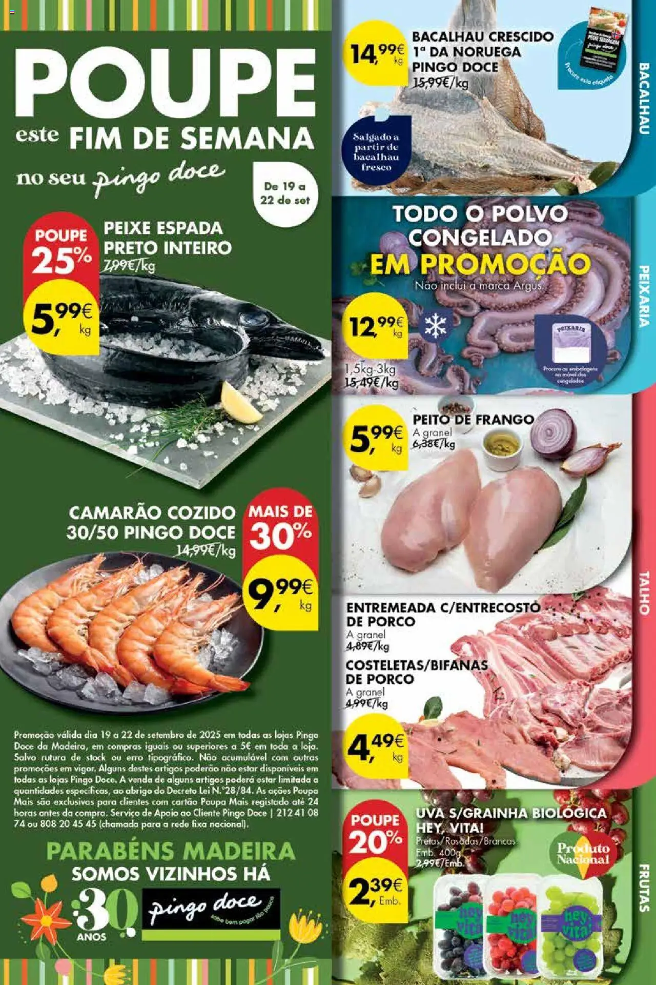 Pingo Doce Folheto de 19/09/2025 - catálogo esta semana - página 1