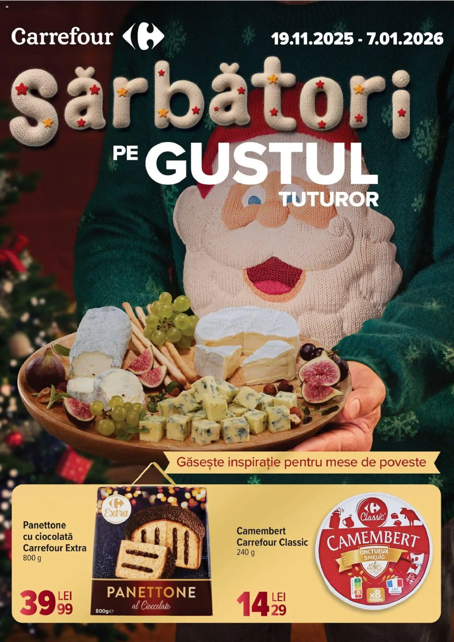 Previzualizarea de cataloage: Carrefour Catalog - Festin de Crăciun valabil de la 19.11.2025