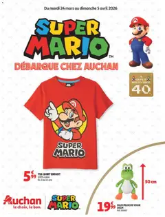 Prévisualisation de Auchan - Super Mario Bros hypers du magasin Auchan formulaire valide 24/03/2026
