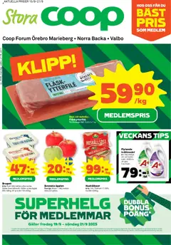 Förhandsgranska reklamblad Örebro från butik Coop Forum gäller från 15/09/2025