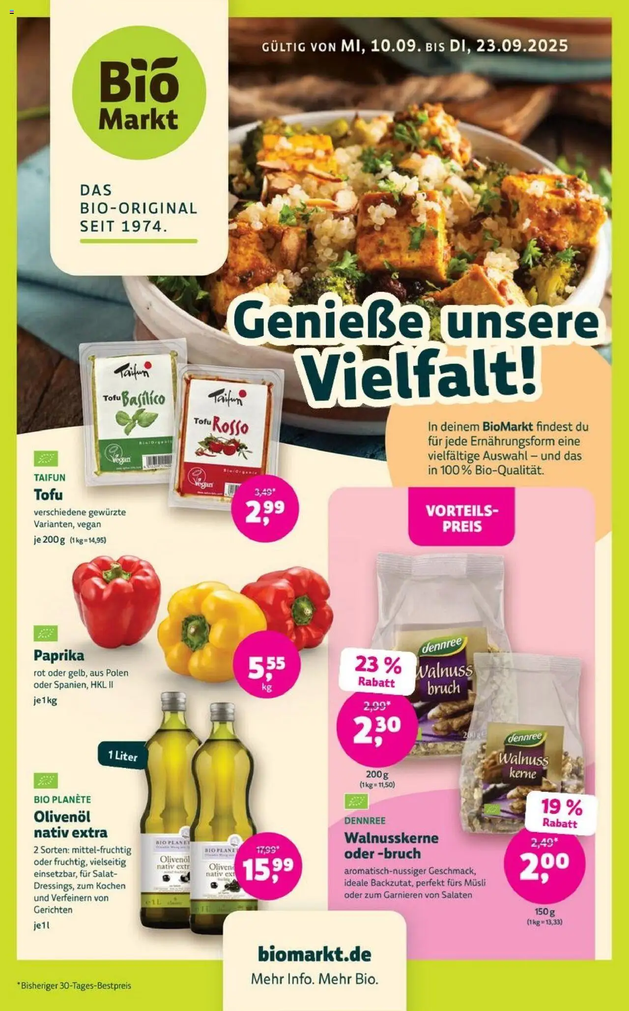 Denns BioMarkt Angebote (vom 10.09.2025 - 23.09.2025)