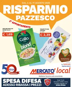 Anteprima dell'opuscolo Volantino Local dal negozio Mercatò valido da 04/08/2025