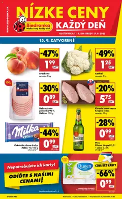 Náhľad Biedronka letáku platného od 11.09.2025