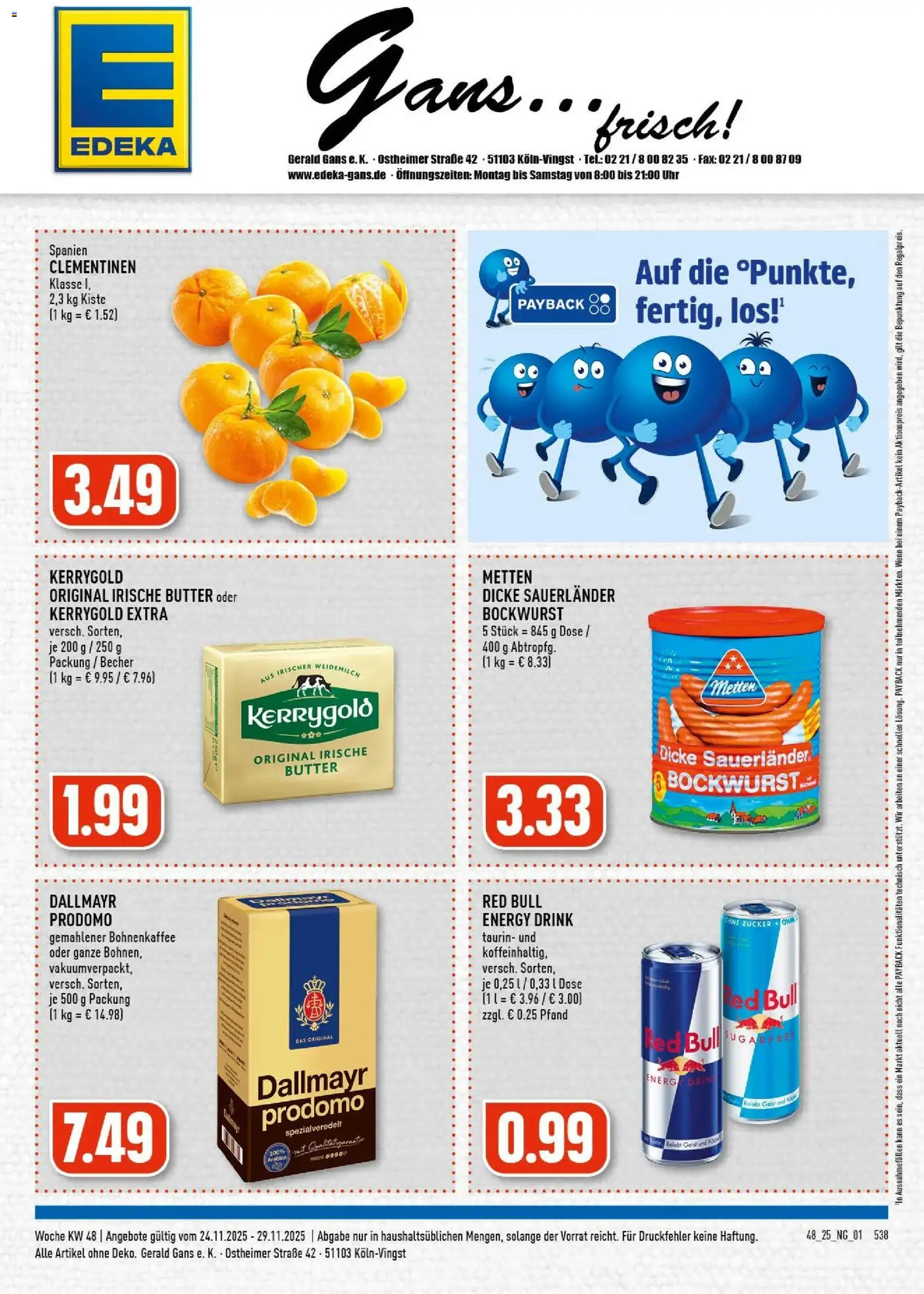 Vorschau von dem Prospekt des Geschäftes Edeka, gültig ab dem 23.11.2025