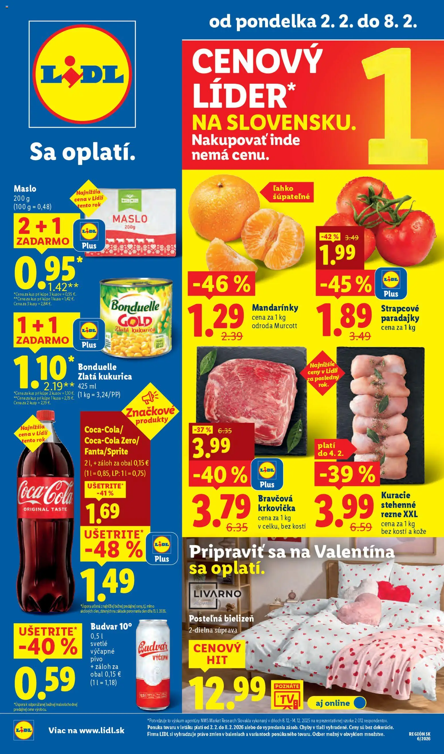 Náhľad Lidl letáku platného od 02.02.2026