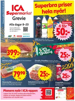 Förhandsgranska reklamblad Grevie från butik ICA Supermarket gäller från 30/12/2025