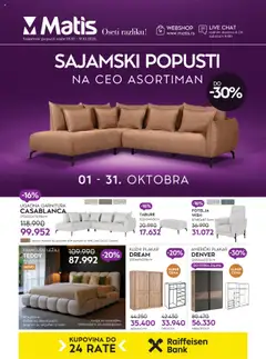 Pregled Matis kataloga - važi od 01.01.2025
