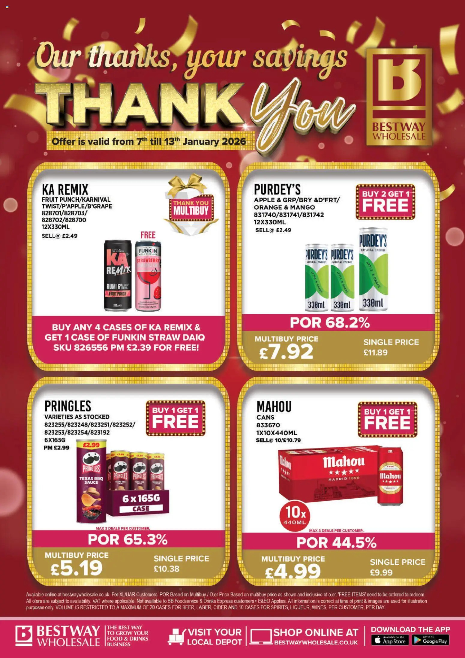 Preview of Bestway Offers valid from 07/01/2026
