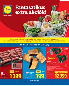 Lidl - Lidl - Miskolc, Budapest, Kőszeg megtekintése, amely érvényes 2026.03.05.-től