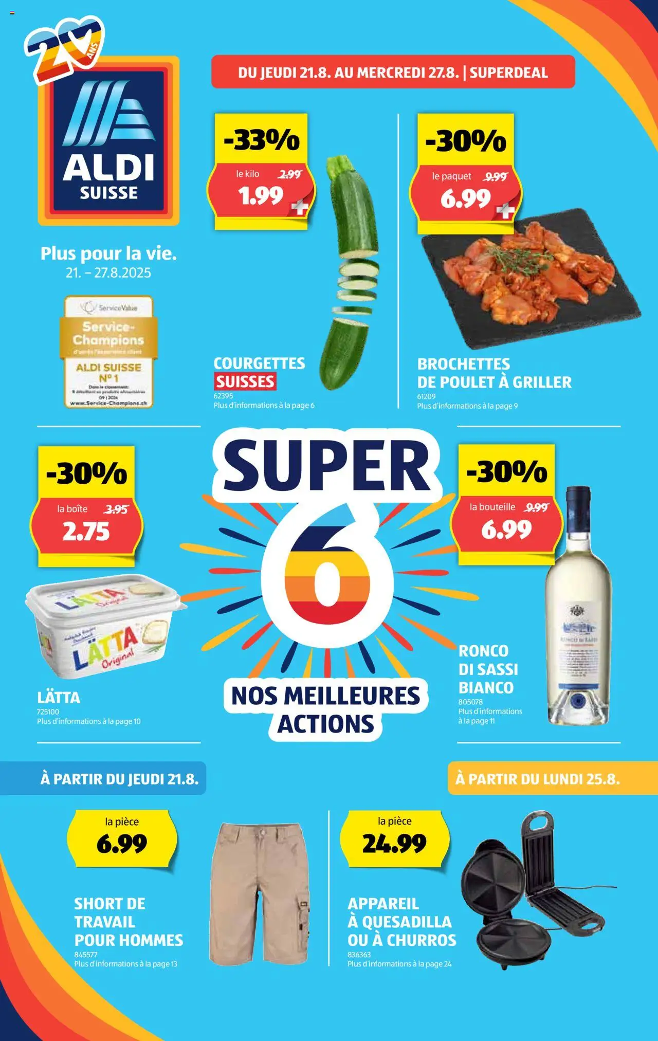 Aldi Prospectus ab 21.08.2025 - Seitennummer 1