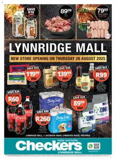 Preview of Checkers flyer valid from 28/08/2025