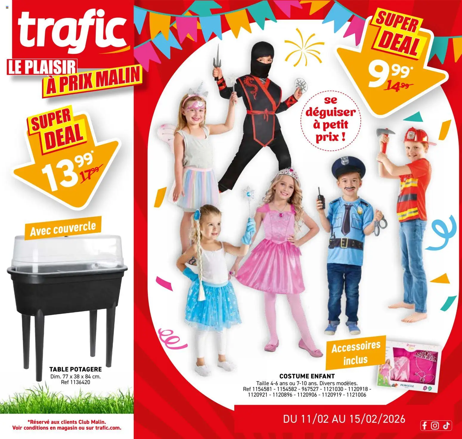 Voorbeeld van Publicité van winkel Trafic geldig vanaf 11/02/2026