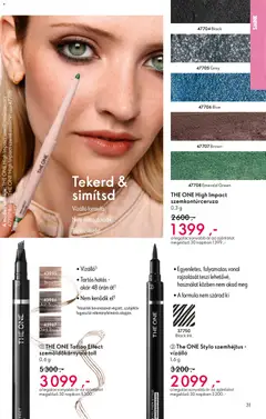 Oriflame - Oriflame katalógus 2025/15 megtekintése, amely érvényes 2025.10.22.-től | Oldal: 31