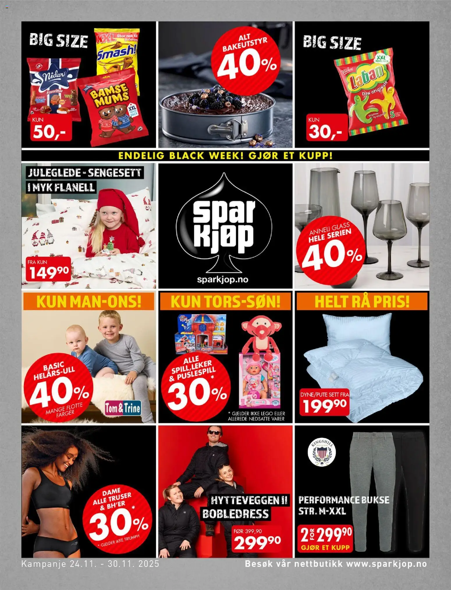 Forhåndsvis Black Friday fra butikk Spar Kjøp gyldig fra 24/11/2025