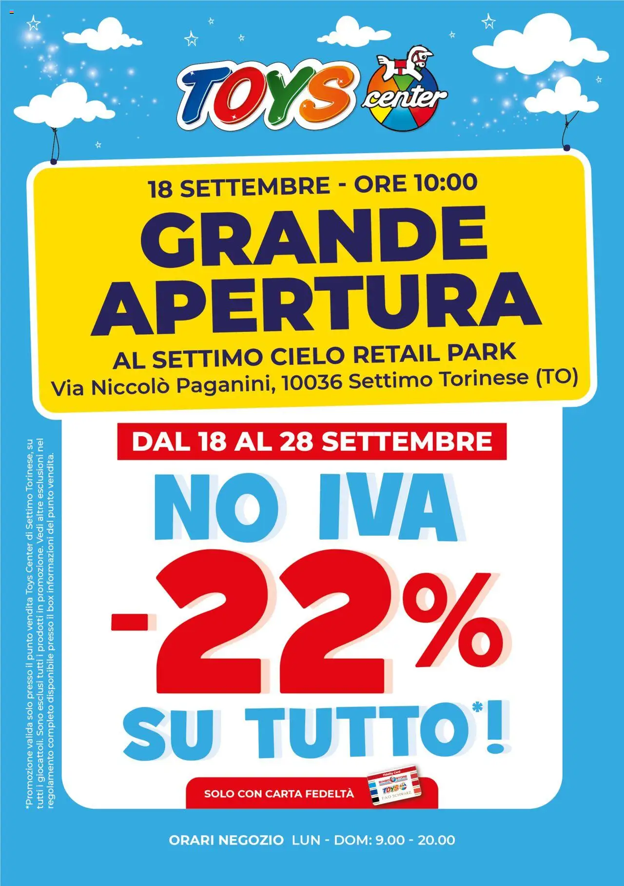 Volantino Toys Center valido da 18/09/2025 numero di pagina 1