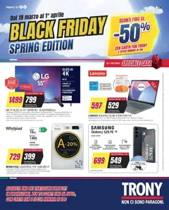 Anteprima dell'opuscolo Black Friday Spring Edition! dal negozio Offerte valido da 19/03/2026