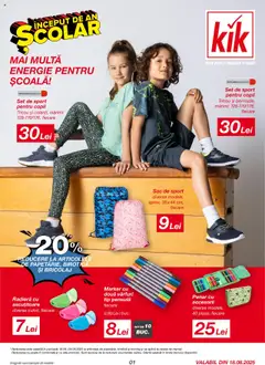 Previzualizarea de cataloage: Kik Catalog nou valabil de la 18.08.2025