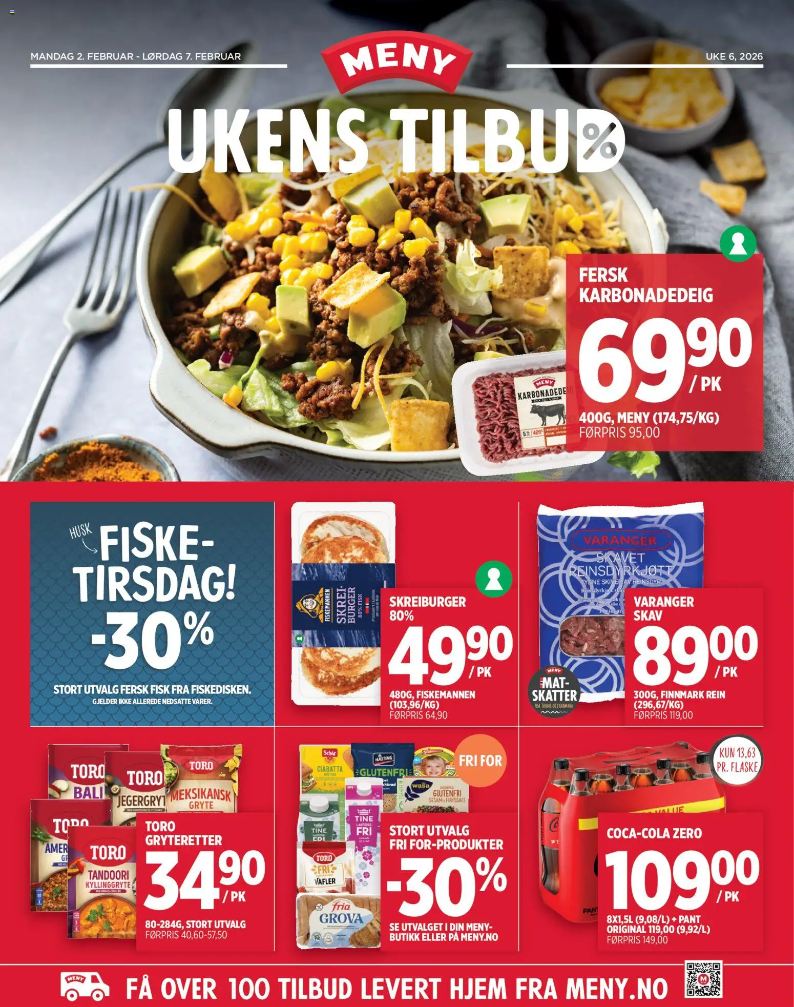 Forhåndsvis Kundeavis fra butikk Meny gyldig fra 02/02/2026