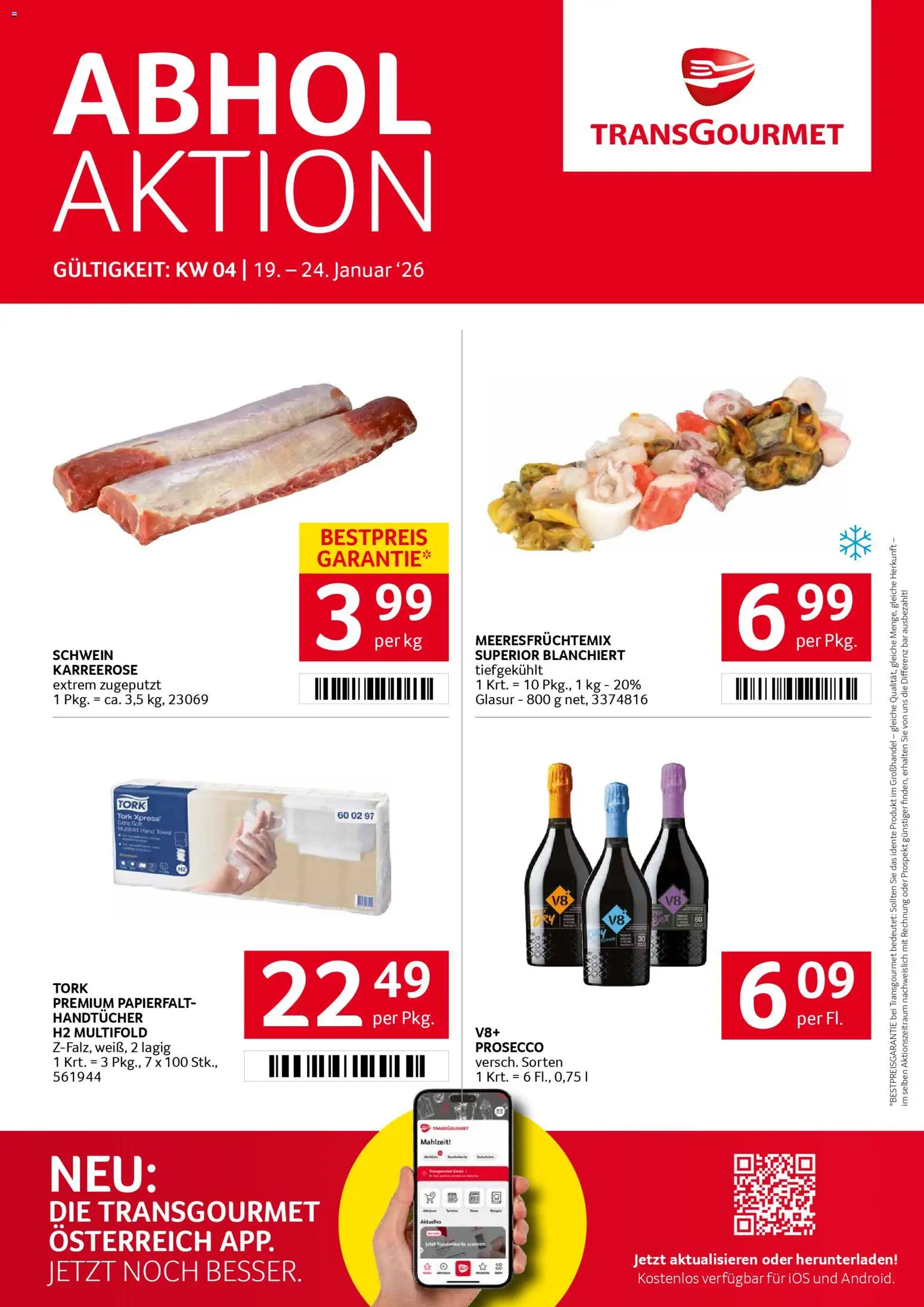 Vorschau der Angebote: Transgourmet Flugblatt gültig ab 19.01.2026 - Prosecco