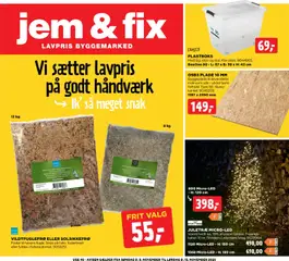 Eksempel på tilbudsavis Tilbudsavis fra butik Jem & fix gyldig fra 08/11/2025
