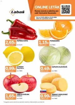 Náhľad Labaš letáku platného od 15.01.2026