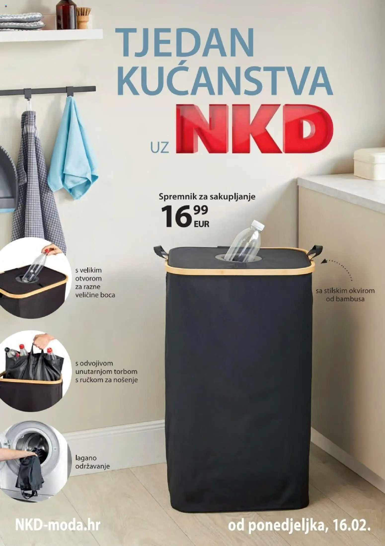 Pregled letka Katalog trgovine NKD vrijedi od 16.02.2026