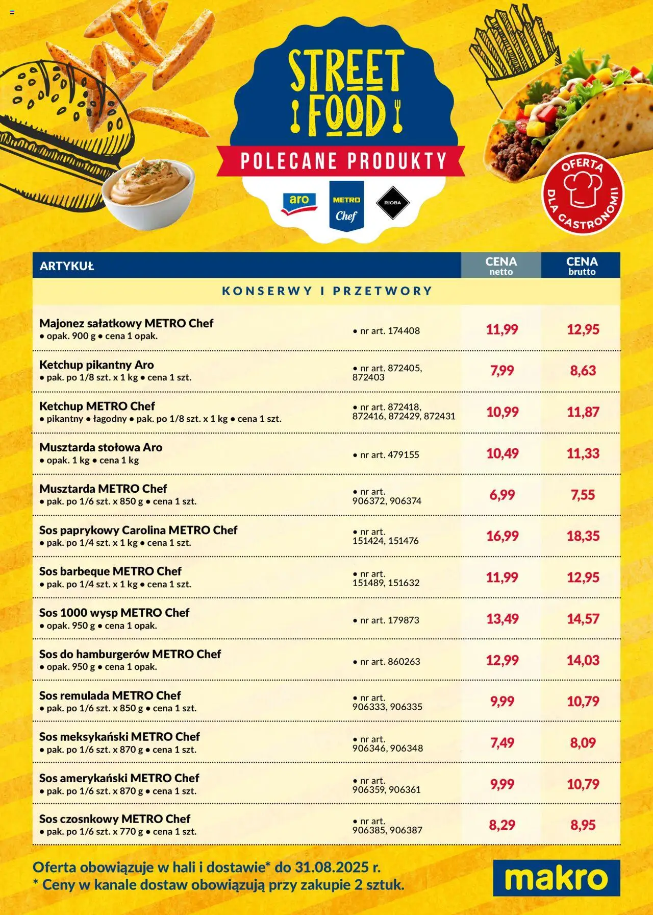 Makro Street Food od 18.07.2025 - Nowa Gazetka - Numer strony 1