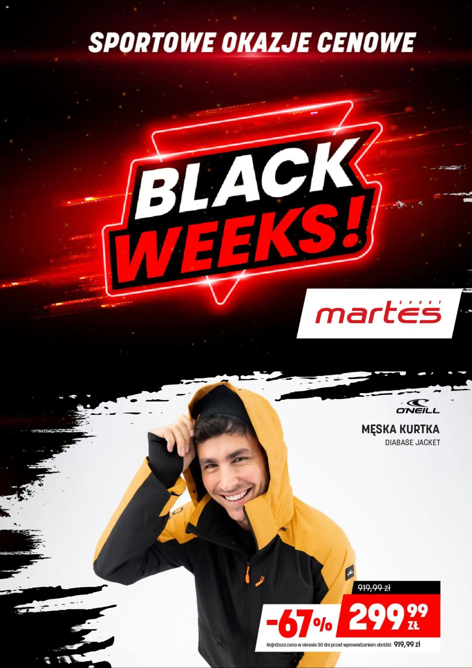 Pogląd gazetki "Black Friday" ze sklepu Martes sport ważnej od 03.11.2025