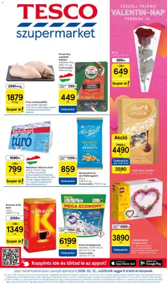 Tesco - Szupermarket akciós újság megtekintése, amely érvényes 2026.02.12.-től