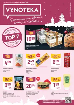 VYNOTEKA parduotuvės leidinio Leidinys galiojančio nuo 2025.11.24 peržiūra