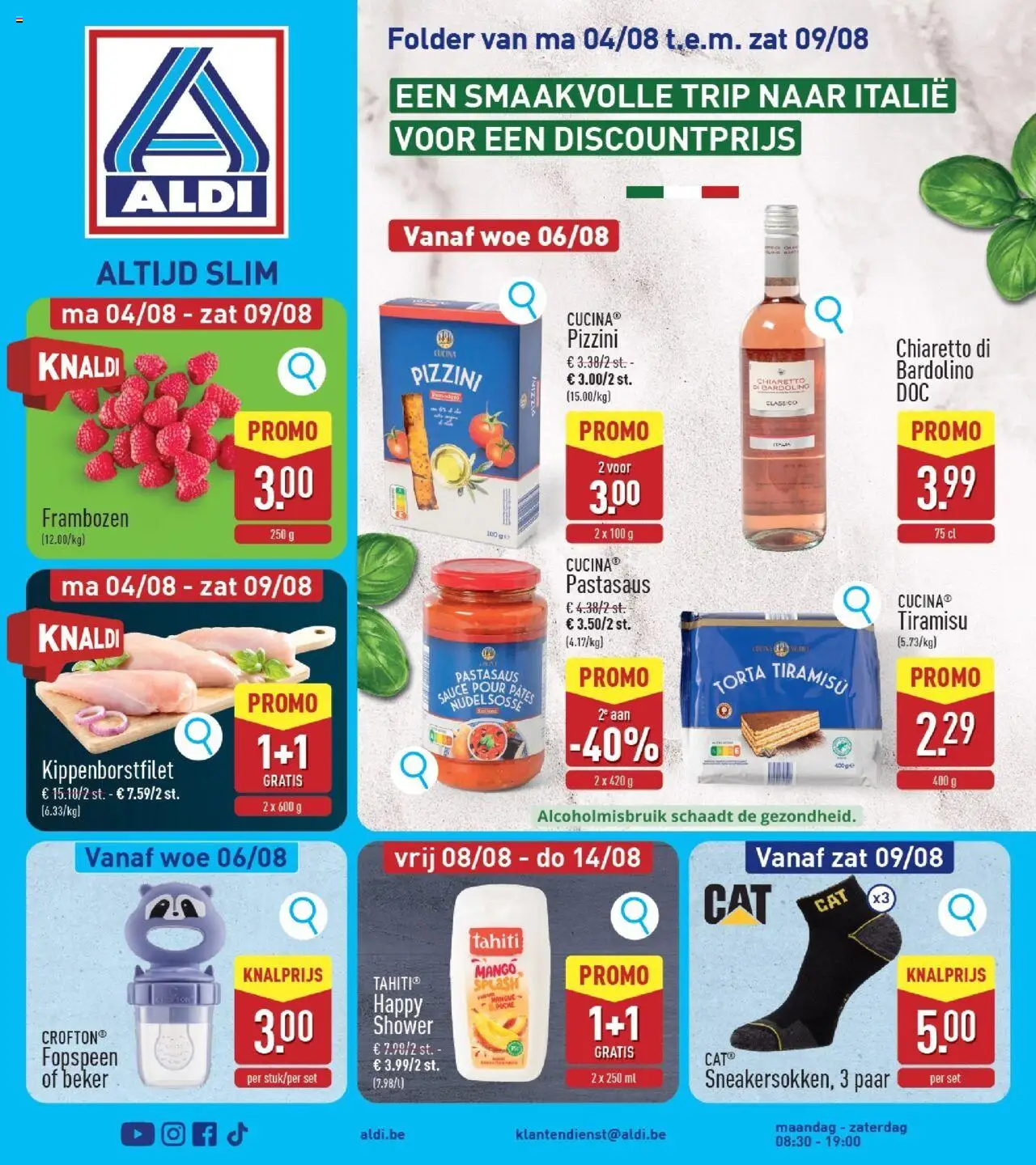 Aldi shop Folder week 32 geldig vanaf 04/08/2025 - Paginanummer 1