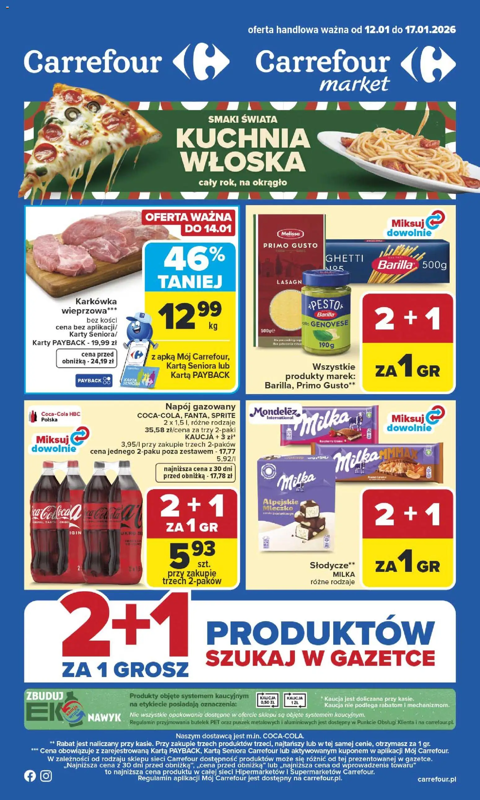 Pogląd gazetki "Gazetka" ze sklepu Carrefour ważnej od 12.01.2026