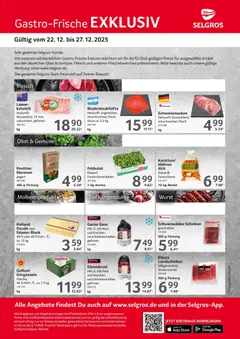 Vorschau von dem Prospekt des Geschäftes Selgros, gültig ab dem 22.12.2025