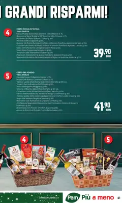 Anteprima dell'opuscolo Volantino Feste dal negozio Panorama valido da 20/11/2025 | Pagina: 21