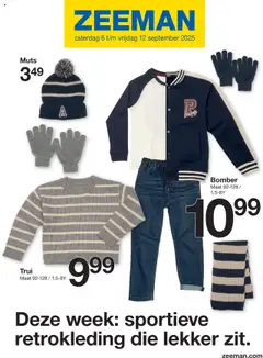Voorbeeld van Folder van winkel Zeeman geldig vanaf 06-09-2025
