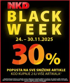 Pregled letka Black Friday trgovine NKD vrijedi od 27.11.2025