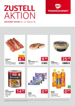 Vorschau der Angebote: Transgourmet Zustellaktion gültig ab 16.02.2026