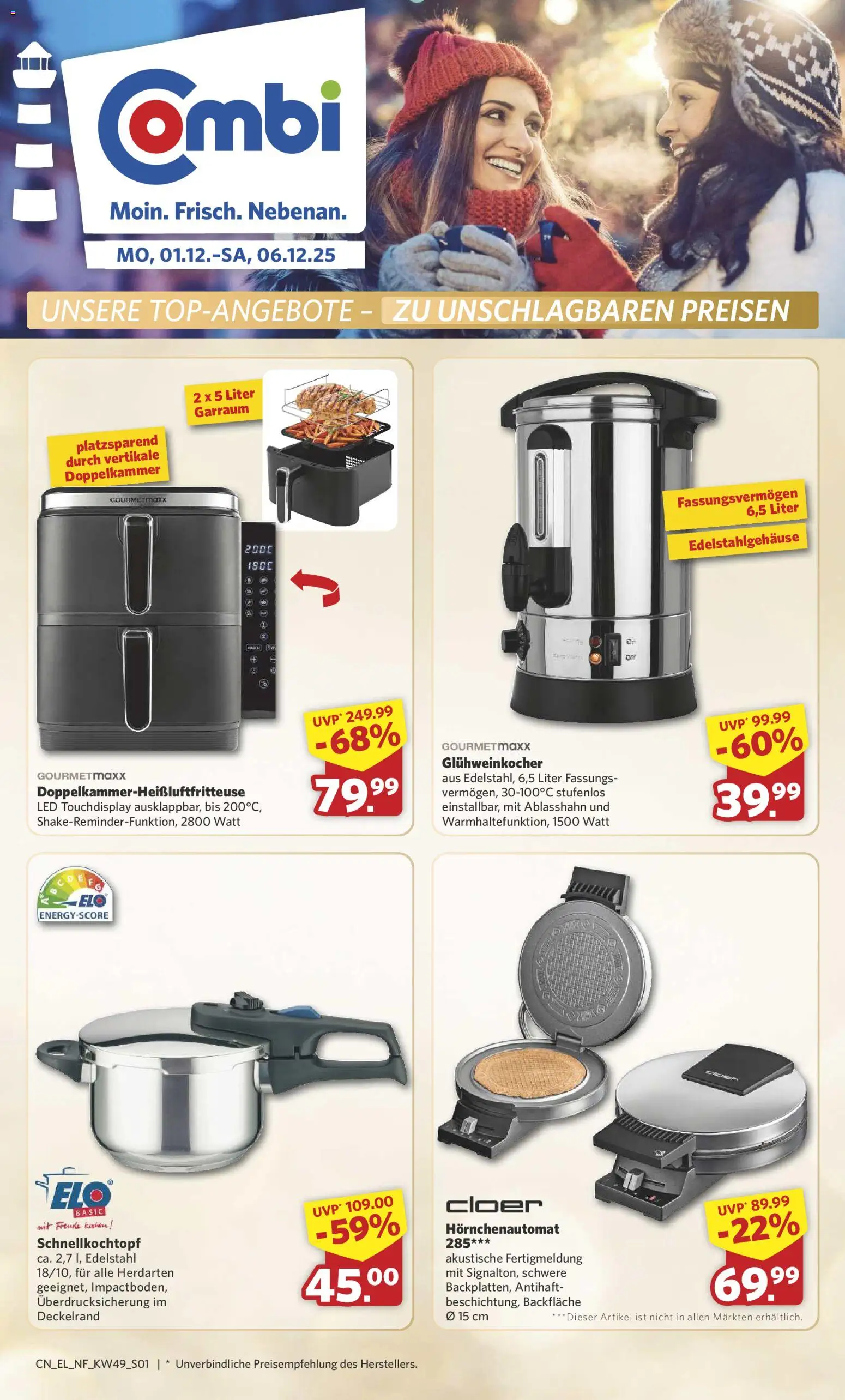 Vorschau von dem Prospekt des Geschäftes Combi, gültig ab dem 01.12.2025