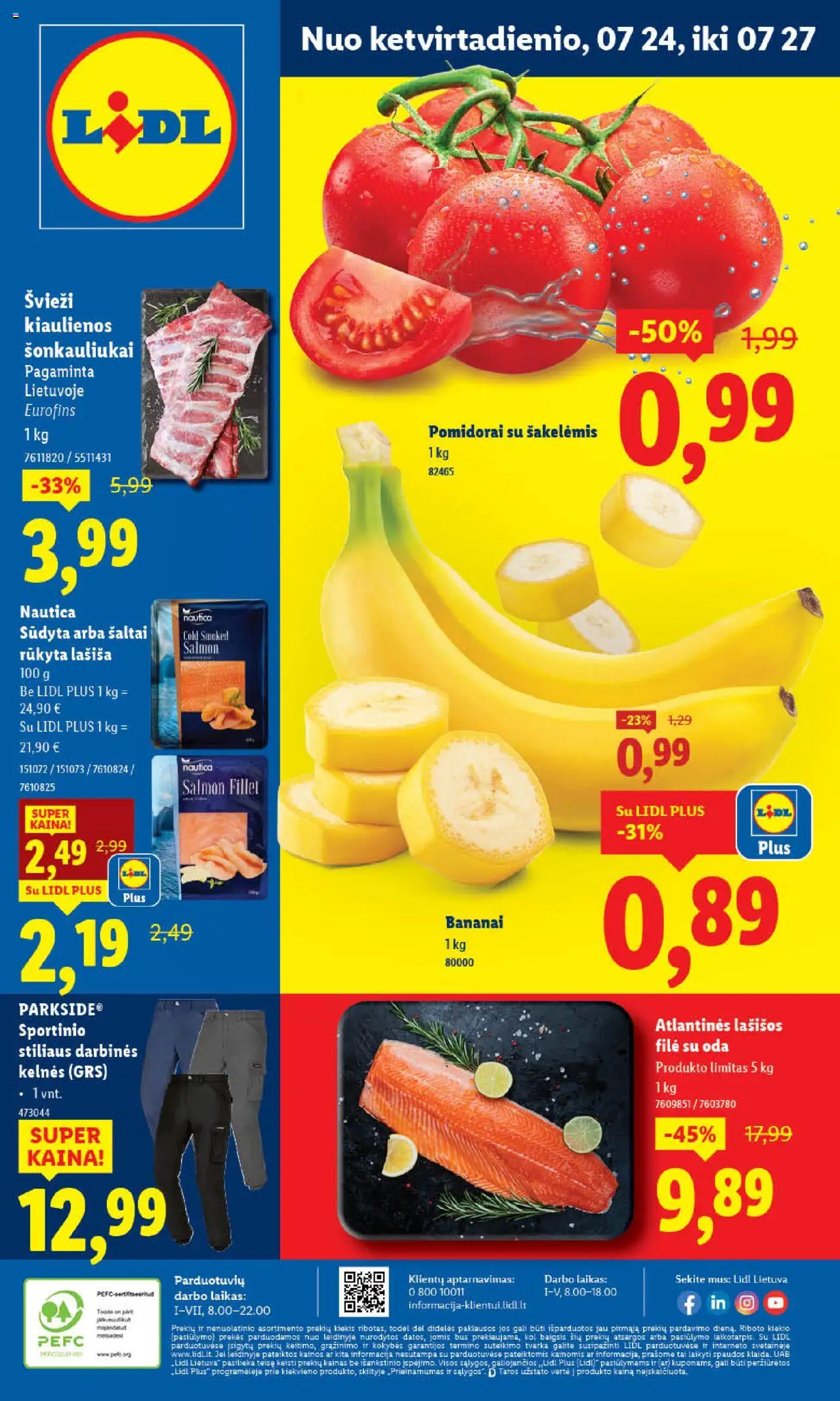LIDL leidinys galioja nuo 2025.07.24 – puslapio numeris 1