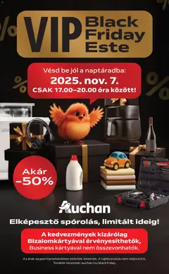 Auchan - Akciós újság Auchan megtekintése, amely érvényes 2025.11.06.-től | Oldal: 23