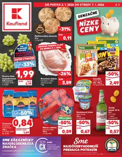Náhľad Kaufland letáku platného od 02.01.2026