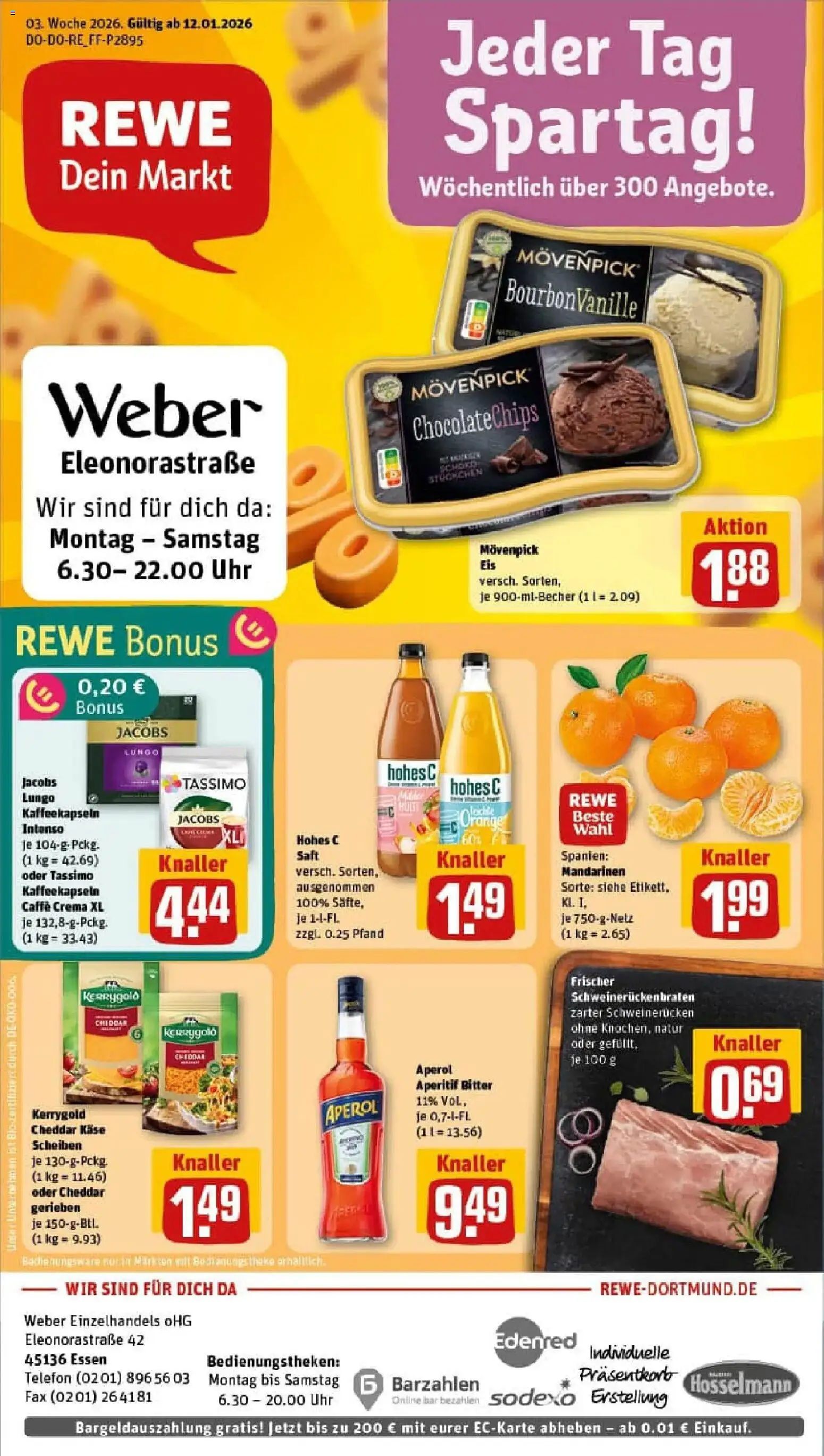 Vorschau von dem Prospekt des Geschäftes Rewe, gültig ab dem 11.01.2026