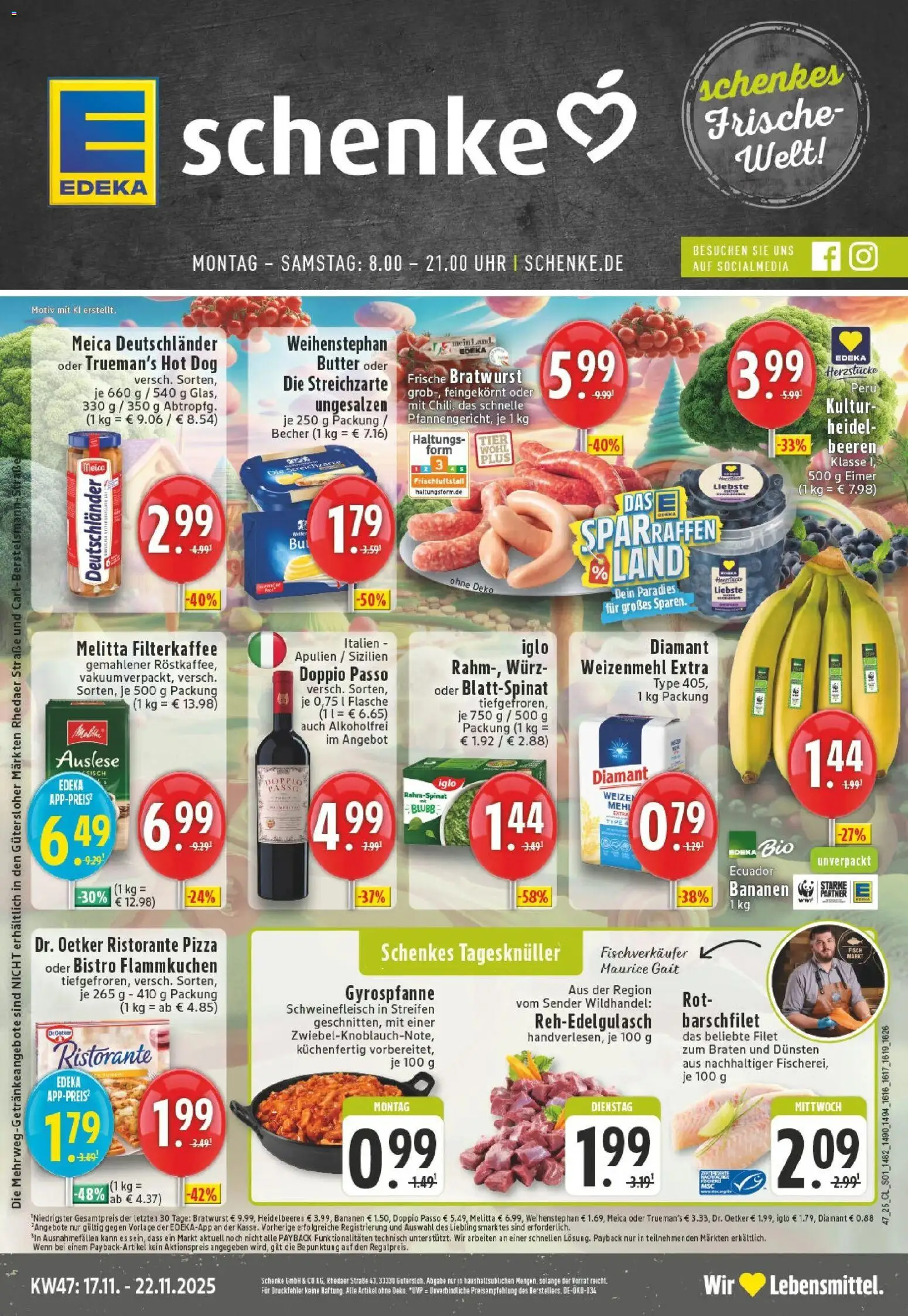 Vorschau von dem Prospekt des Geschäftes Edeka, gültig ab dem 17.11.2025