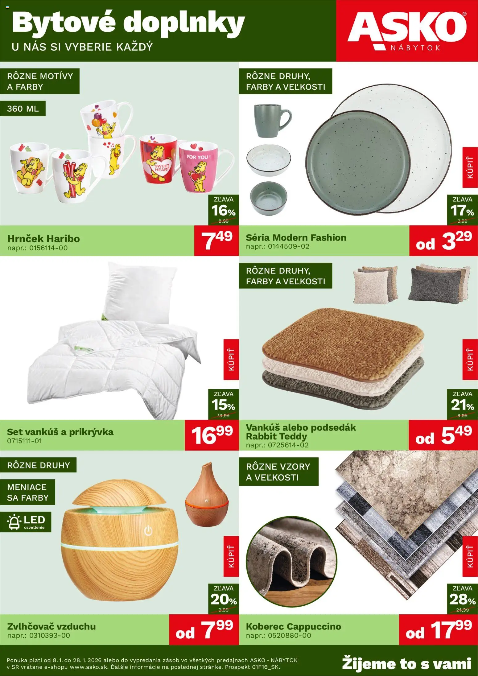 Náhľad ASKO nábytok letáku platného od 08.01.2026