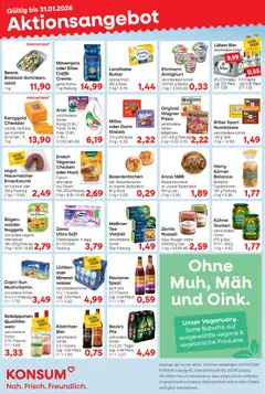 Vorschau von dem Prospekt des Geschäftes KONSUM Leipzig, gültig ab dem 26.01.2026
