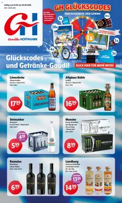 Vorschau von dem Prospekt des Geschäftes Getränke Hoffmann, gültig ab dem 15.09.2025