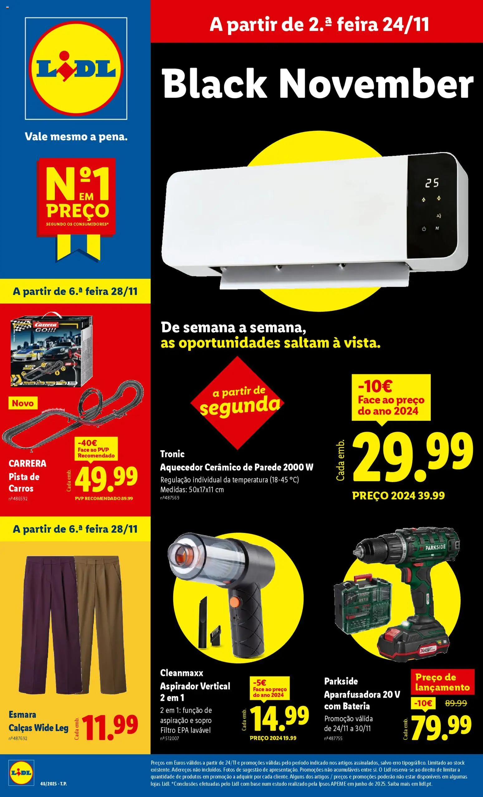 Pré-visualização do folheto da loja Lidl válida a partir de 24/11/2025